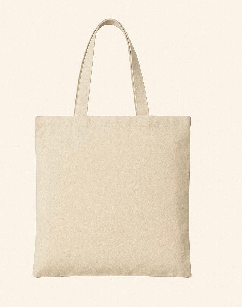 Plain Natural Cotton Tote Bags – Natural (Pack of 20) | 14x15" | Shoulder Handles | Eco-Friendly Reusable Bags for Workshops, Events & Gifting